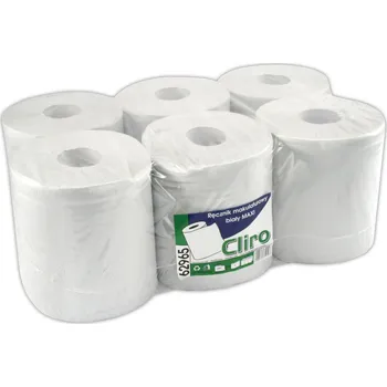 Papírový ručník Papírové ručníky CL 2vrst. bílé 19 cm - 6ks