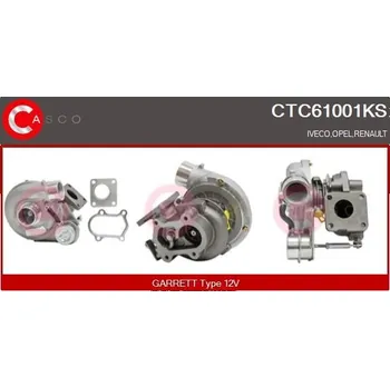 Turbodmychadlo Dmychadlo, plnění CASCO CTC61001KS