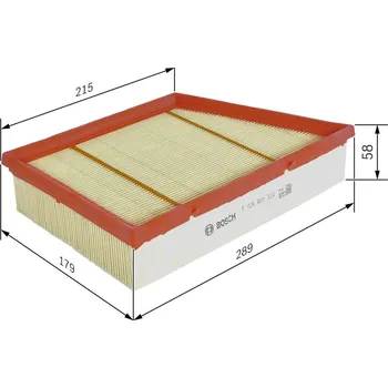 Vzduchový filtr Vzduchový filtr BOSCH F 026 400 324