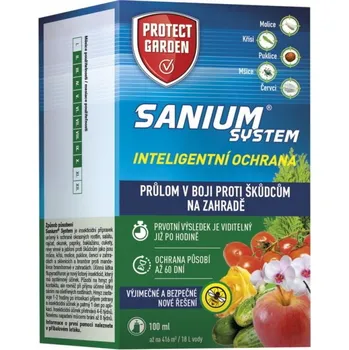 Pesticid Sanium System inteligentní ochrana 100ml - proti molici, křísi, puklici a mšici s účinkem 60 dní
