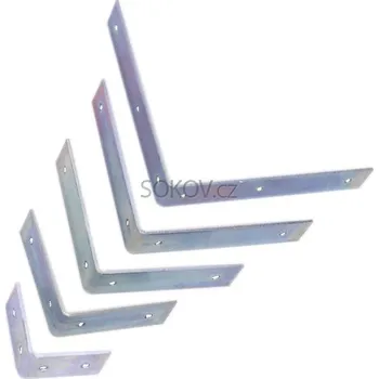 Dveřní kování KOMAS Úhelník 125mm 11129