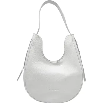 Kabelka Dámská kožená kabelka Esmé dolaro Barva: Bílá