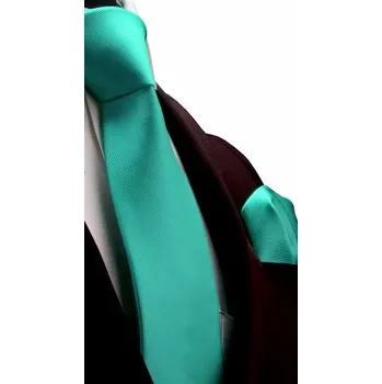 Kravata Amparo Miranda® Kravata a kapesníček 7085, Barva mint