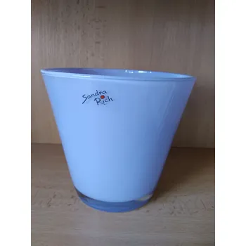 Květináč Obal sklo 13x14 cm barva mix