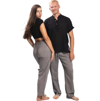 Kalhoty CLASSIC světle šedé XL