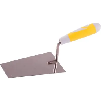 Zednická lžíce Lžíce nerez 18x11 cm PLAST/žlutá