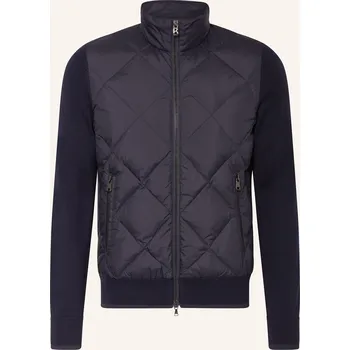 Bogner Pánská Péřová Bunda Zisco Ze Směsi Materiálů, tmavě...