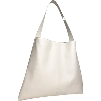 Kabelka Kožená kabelka přes rameno Jenny Barva: Béžová