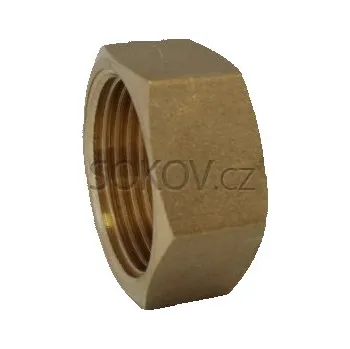 Fitinka Víčko mosaz vnitřní závit 1", 6740