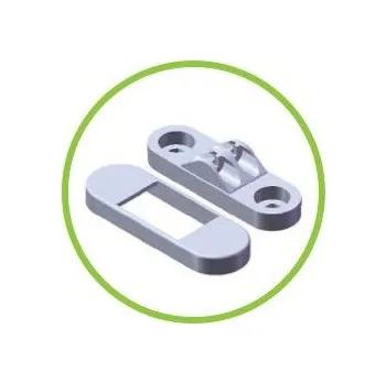 Dveřní kování Držák řetízku na okenní žaluzie - bíly - sáček 5 ks