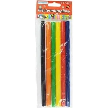 Příslušenství k lepící pistoli Tavné tyčinky pr. 11mm x 20 cm, mix barev 6 ks