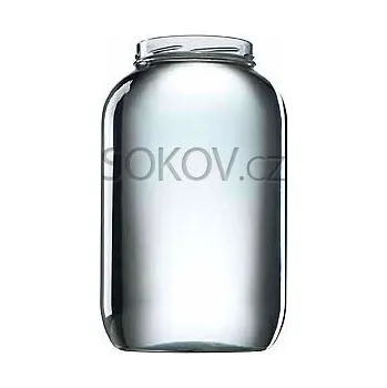 Zavařovací sklenice Sklenice Twist Off 3720 ml, bílá