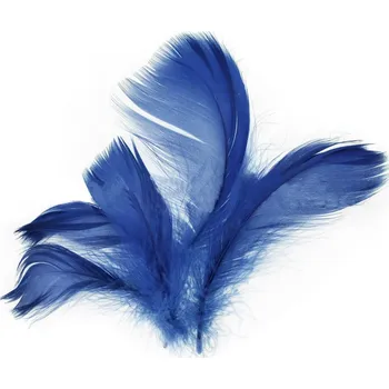Peří - tm. modré 10g