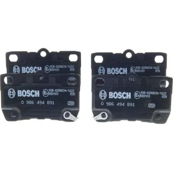 Brzdová destička Sada brzdových destiček, kotoučová brzda BOSCH 0 986 494 891