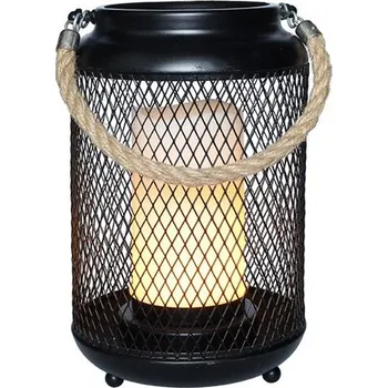 Lucerna Kovová lucerna se svíčkou WO3101 LED