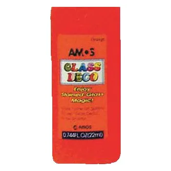 Výtvarná barva Barvy na sklo 22 ml oranžová 2