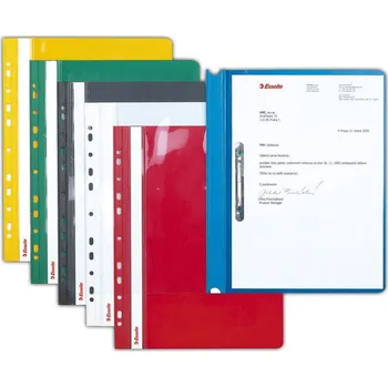 Desky s rychlovazačem a multiperforací - sv.zelená