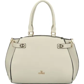 Kabelka Módní dámská koženková kabelka do ruky Pessi, krémová