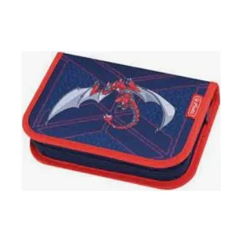 Penál Prázdný penál, 1 chlopeň, Kluci - Drak robot