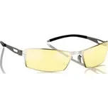 GUNNAR kancelářské brýle SHEADOG MERCURY/ stříbrné obroučky/ jantarová skla