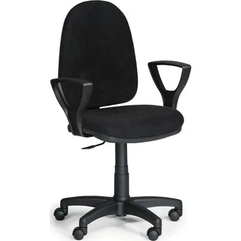 kancelářská židle Torino - s područkami - černá