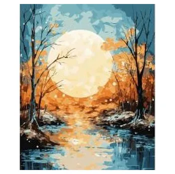 Dětské zboží Malowanie po numerach 40x50cm Księżyc