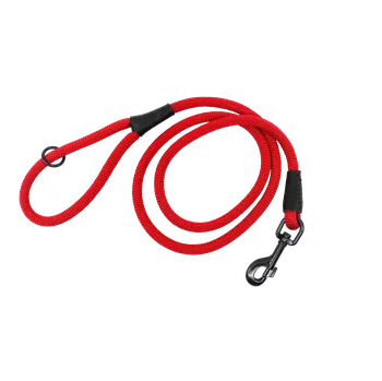 Vodítko pro psa AMINELA Vodítko lano s kůží AMINELA, černé kování Barva: Červená, Rozměr: 8mm x 150cm AM15208