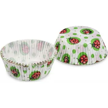 Krabice na pečivo Cukrářské košíčky Berušky 50x30mm,40ks