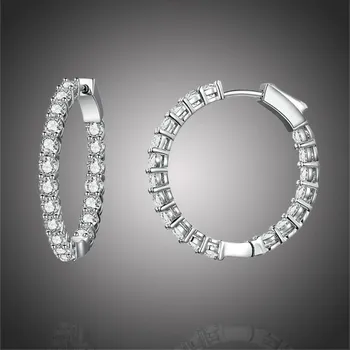 Náušnice GRACE Silver Jewellery Náušnice se zirkony Monica E-YIE138/52 Stříbrná