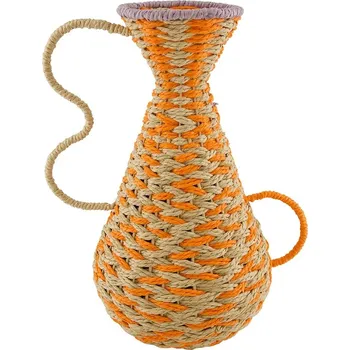 Váza Dekorativní váza 34 x 26 x 47 cm 121304 oranžová 20X
