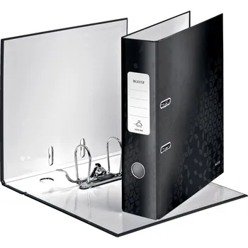 Pákový pořadač Leitz 180° WOW - 8 cm, černá