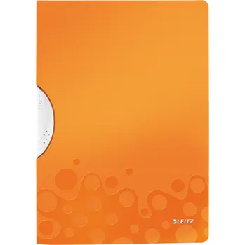 Desky s klipem Leitz WOW - oranžová