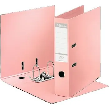 Plastový pákový pořadač Esselte No.1 Power SOLEA, hřbet 7,5 cm - broskvová