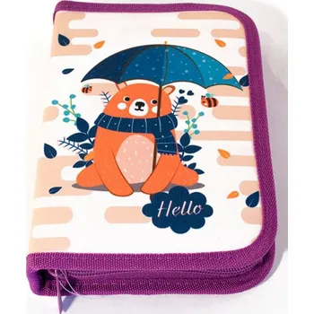 Penál Penál 1 klopa prázdný Medvídek