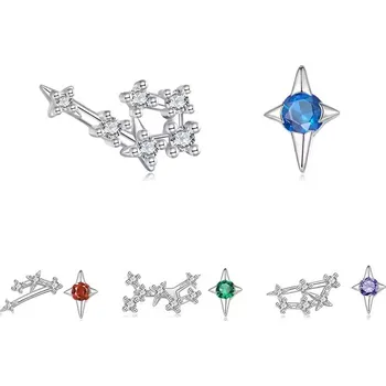 Náušnice GRACE Silver Jewellery Stříbrné náušnice Znamení zvěrokruhu - stříbro 925/1000 E-BSE1171/293-10-ŠTÍR Stříbrná Štír (24.10. - 22.11.)