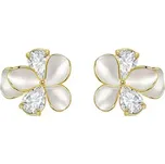 JAY Náušnice se zirkony Georgia - stříbrné zapínání JAY-9119-ZS46625 Zlatá