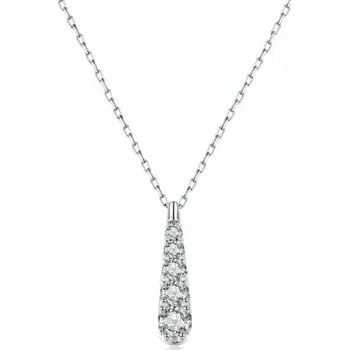 Náhrdelník GRACE Silver Jewellery Stříbrný náhrdelník Francoise - zirkony, stříbro 925/1000 NH-BSN399/112 Stříbrná 40 cm + 5 cm (prodloužení)