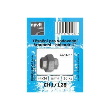 Těsnění pro vodovodní šroubení holendr 1" 34x44x2 mm pryž sada 10 ks