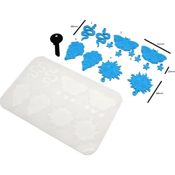 Silikonová forma na náušnice 908-3 Had 110x169x4mm