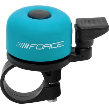 Zvonek na kolo Zvonek Force Mini Fe/plast 22,2mm paličkový modrý