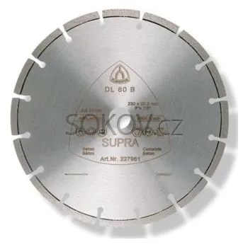 Řezný kotouč KLINGSPOR Kotouč diamant.-segment. DL 80 B 180 x 22
