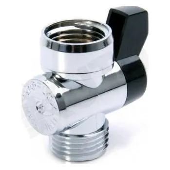 Zahradní hadice Ventil stop 1/2", malý chrom