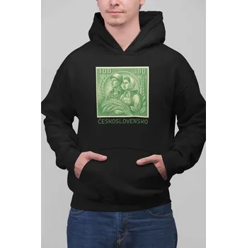 Pánská mikina Pánská mikina Československo Barva: Černá, Velikost: 4XL