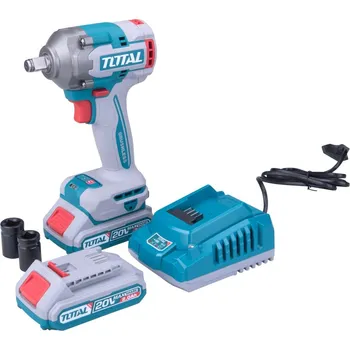 Utahovák rázový AKU 1/2", brushless, 400Nm, 20 V Li-ion (2x), industrial