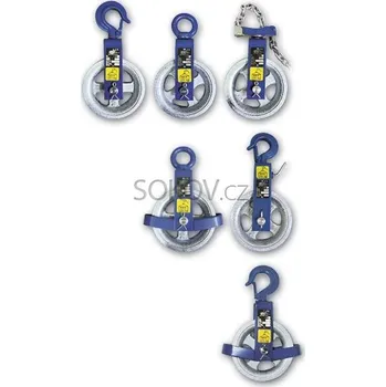 lanový naviják Kladka zednická BRANO Z 500/0,5 t A s hákem bez krytu