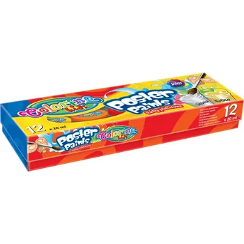 Výtvarná barva Temperové barvy v kelímku 20ml, 12 barev