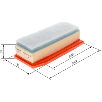 Vzduchový filtr Vzduchový filtr BOSCH F 026 400 534