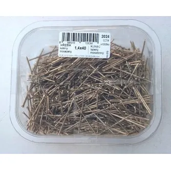 Hřebík Hřebík kalený 1,4 x 40 mosaz