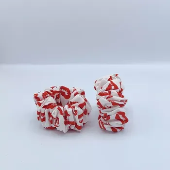 Bavlněná Scrunchie gumička pusinky L