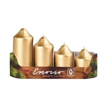 Svíčka Svíčka stupně 4 ks pr. 50 Metal mix